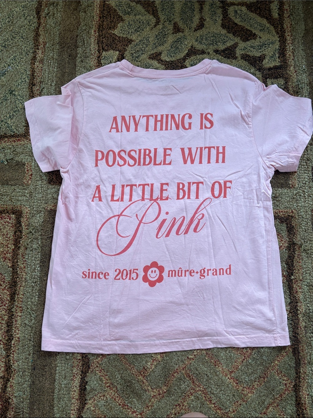 Mûre+Grand Pink Short-Sleeve Graphic Tee